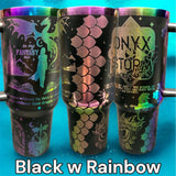 Onyx Storm Fourth Wing Tumbler Laser-Engraved Insulated Cup Gift