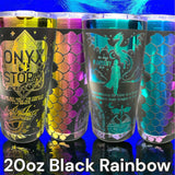 Onyx Storm Fourth Wing Tumbler Laser-Engraved Insulated Cup Gift