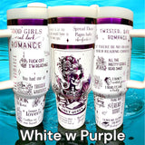 Book Smut Queen NSFW Tumbler Laser-Engraved Insulated Cup Gift