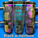 In My Bookish Era Tumbler Laser-Engraved Insulated Cup Gift