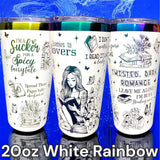 Book Smut Tumbler Laser-Engraved Insulated Cup Gift