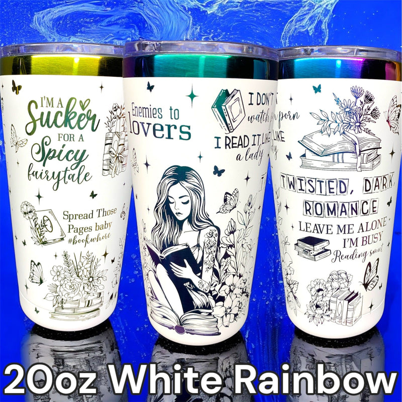 Book Smut Tumbler Laser-Engraved Insulated Cup Gift
