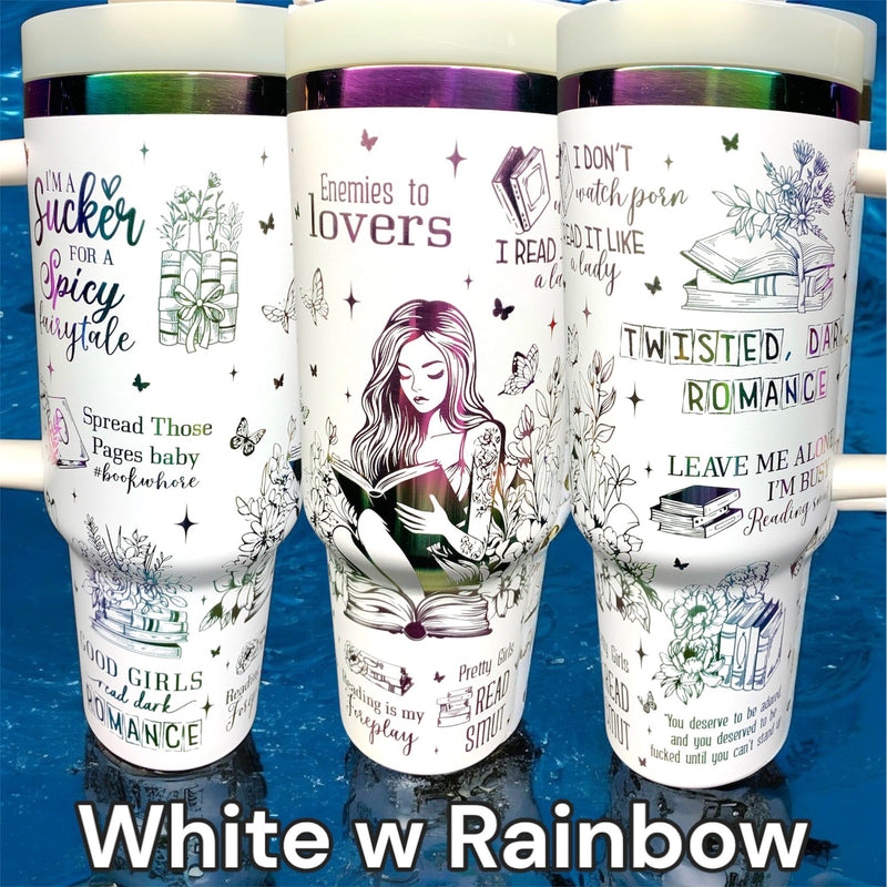 Book Smut Tumbler Laser-Engraved Insulated Cup Gift
