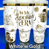 In My Bookish Era Tumbler Laser-Engraved Insulated Cup Gift